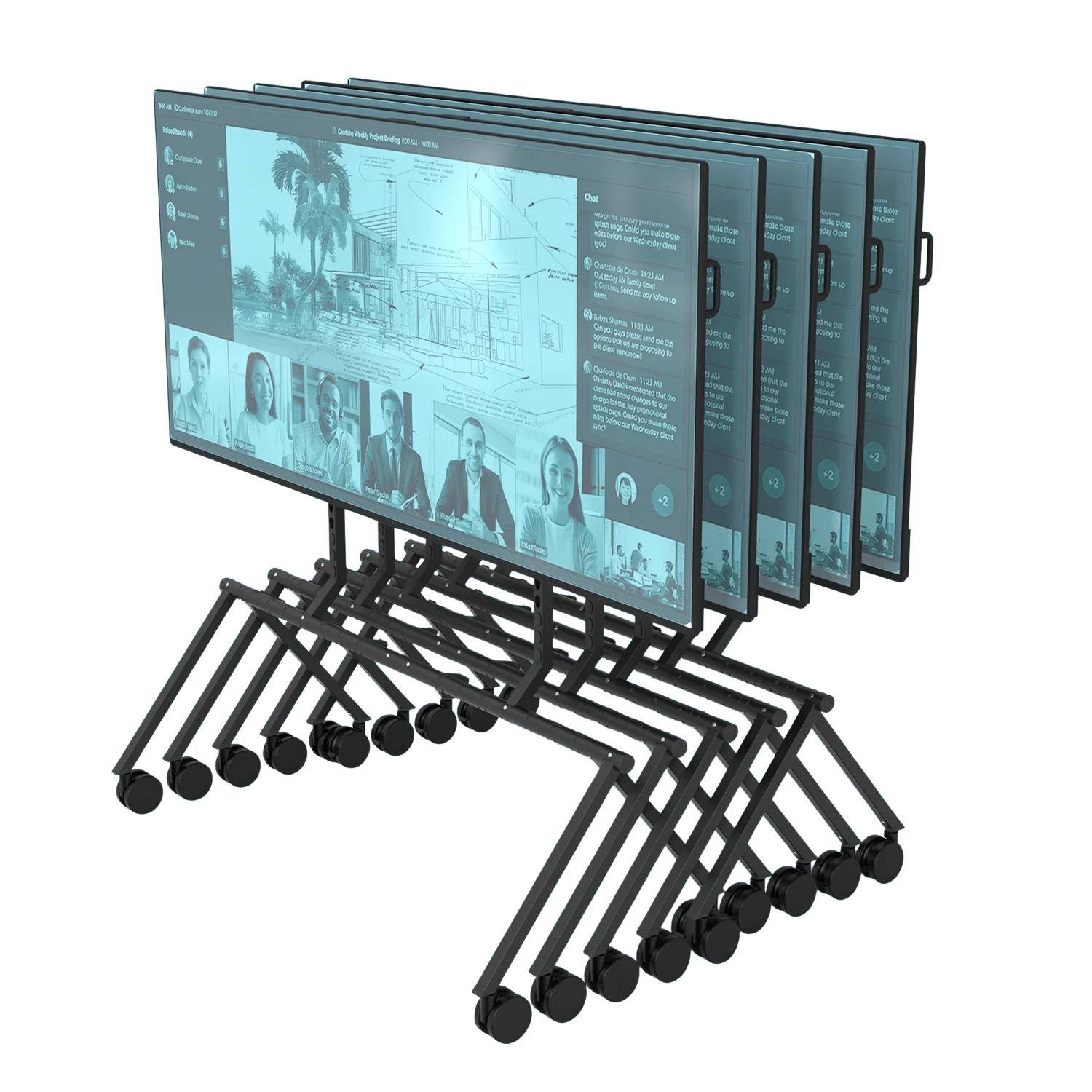 Heckler XL Display Rollwagen