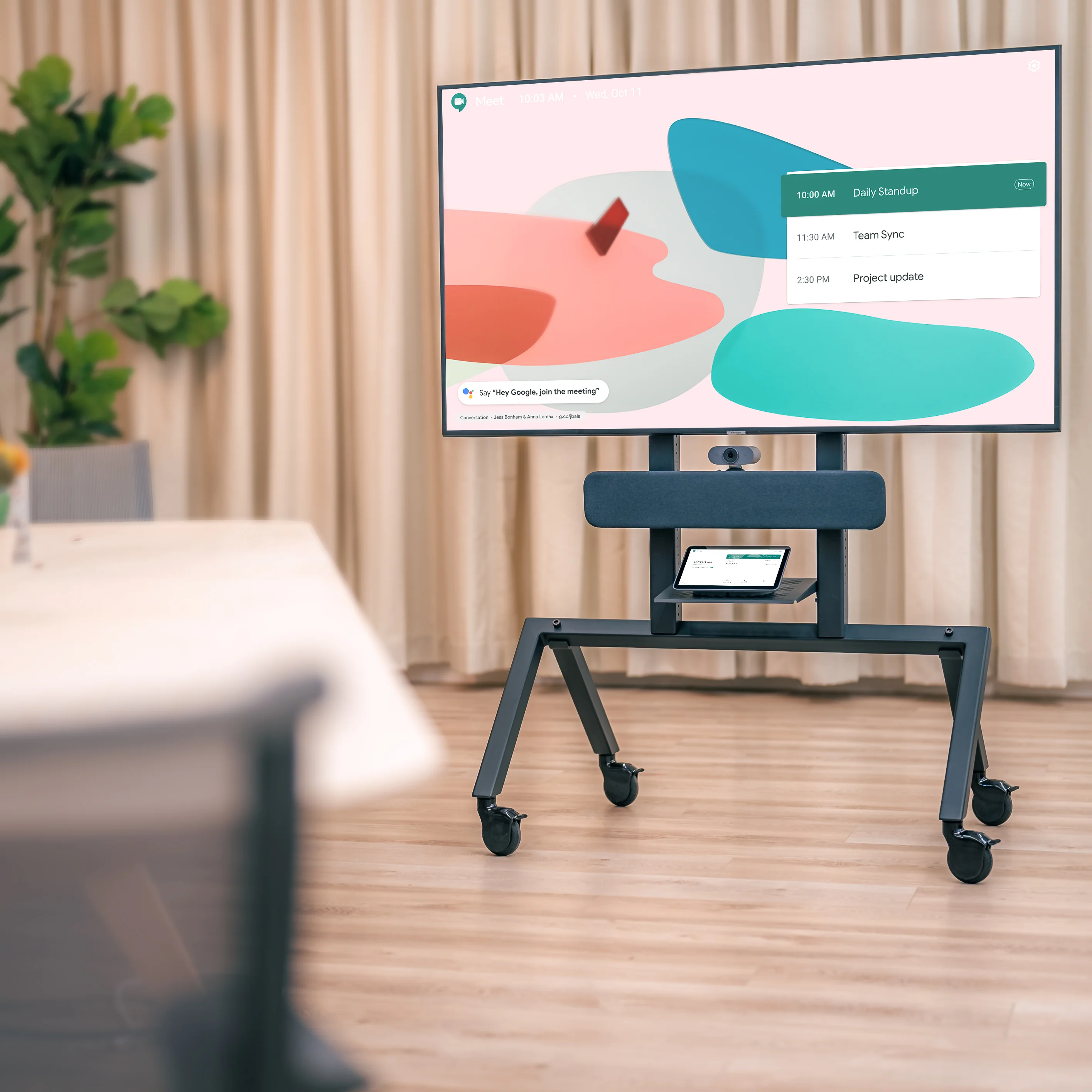 Heckler AV Cart für Google Meet Series One Room Kits