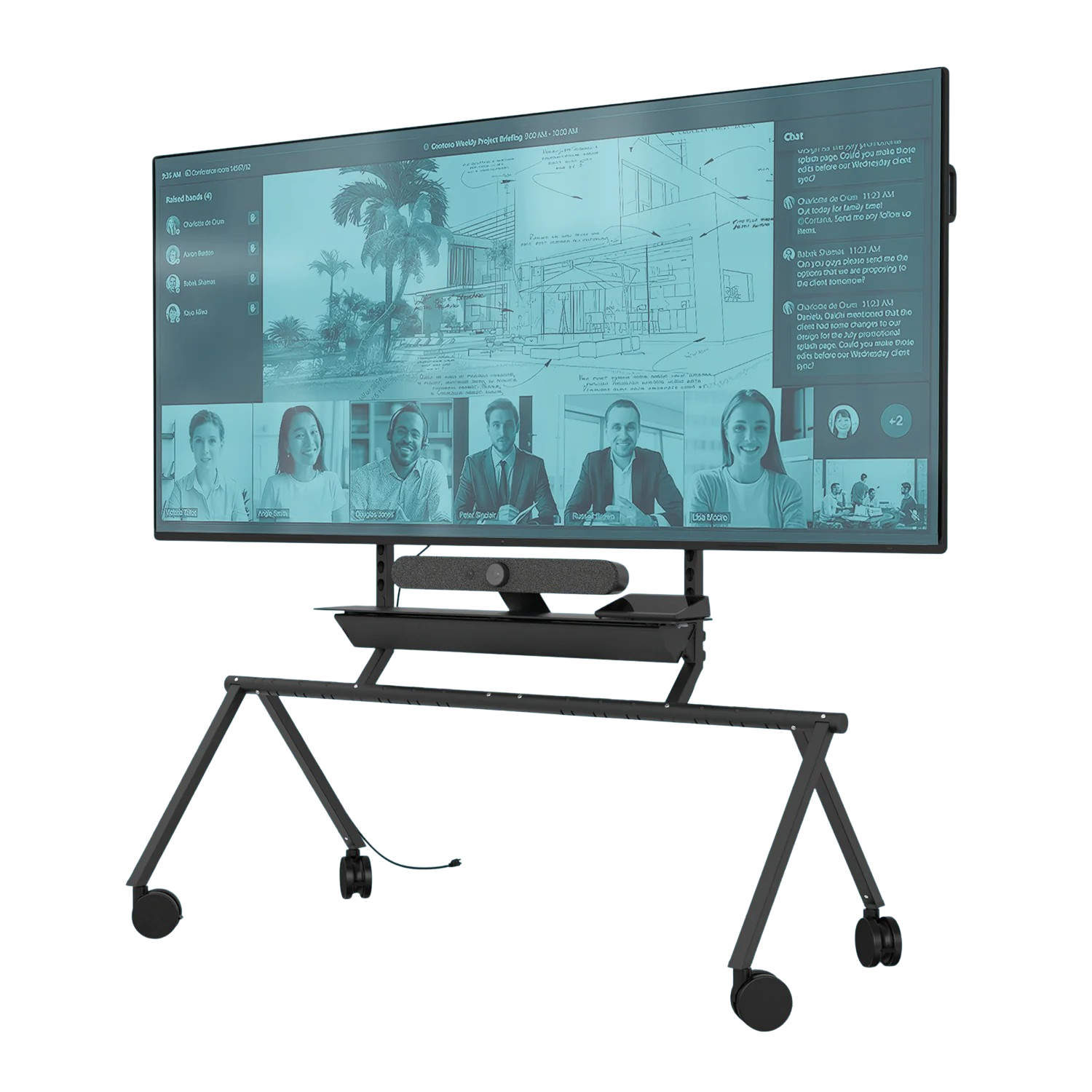 Heckler XL Display Rollwagen