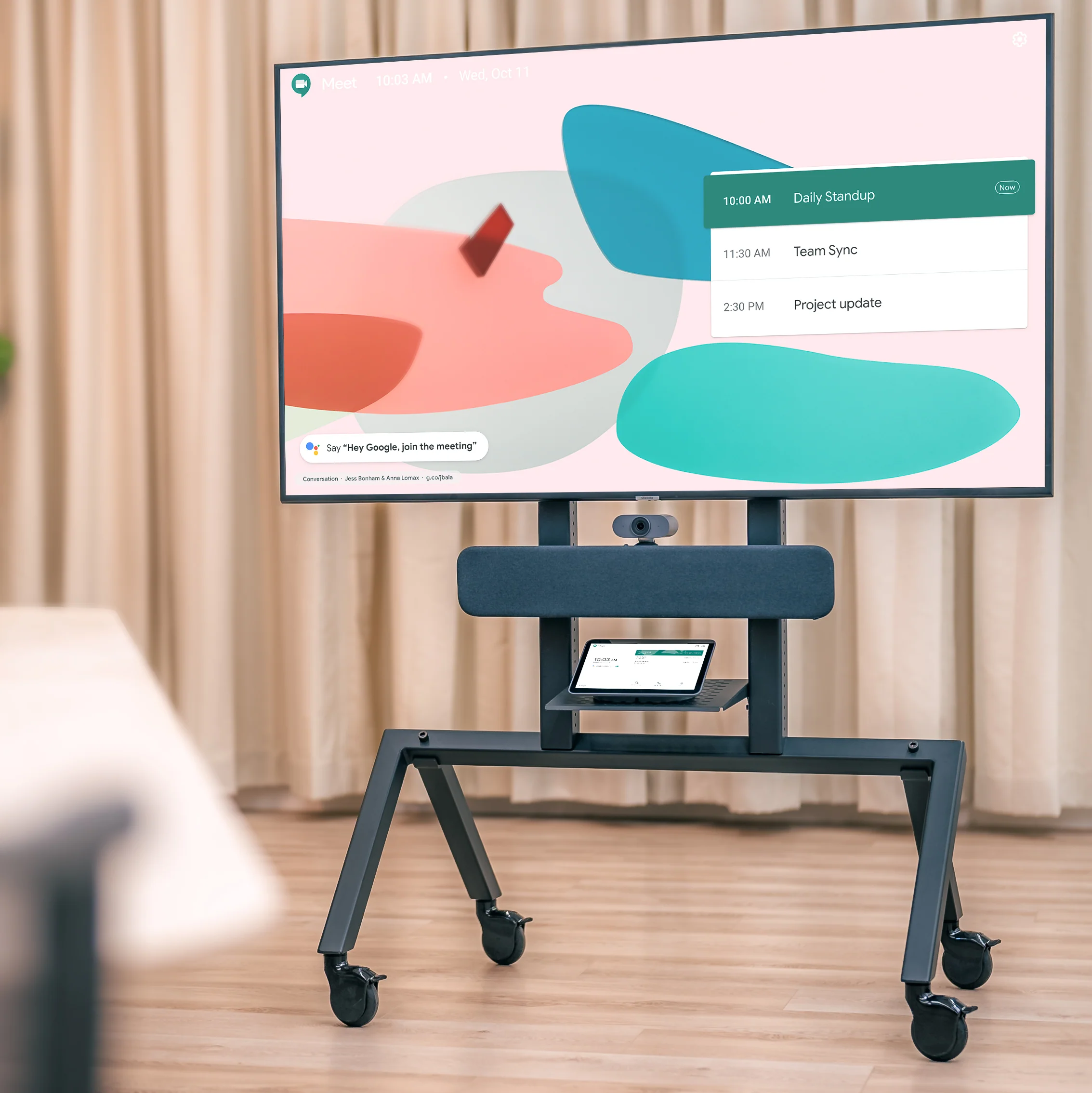 Heckler Soundbar-Halterung für Heckler AV Cart